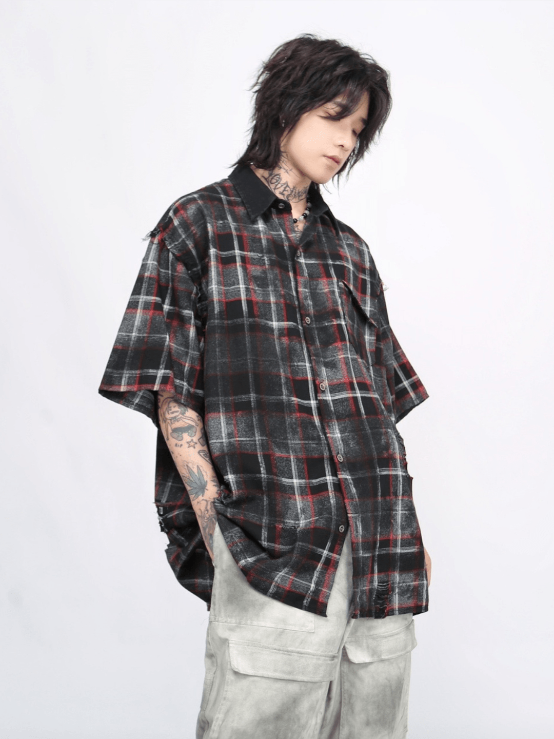 saferido [Mz] high street oversize shirt na1268