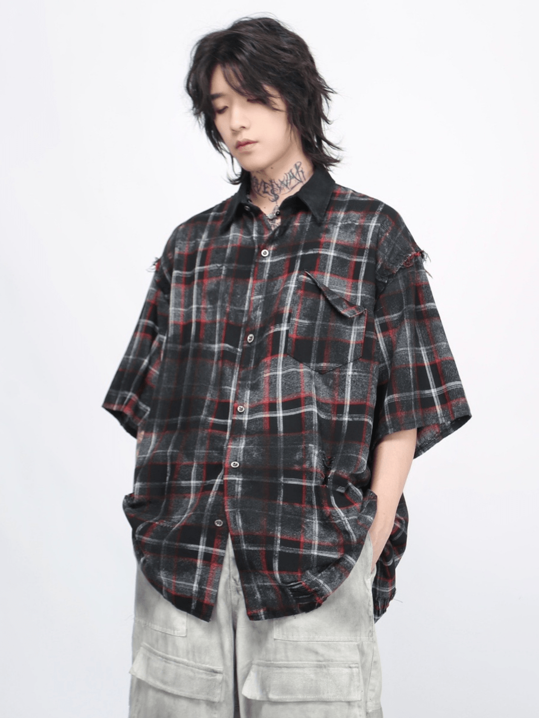 saferido [Mz] high street oversize shirt na1268