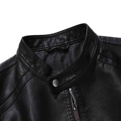 Men Faux Leather Jacket Motorcycle 8Xl Men's Jackets Black Jaqueta De Couro Masculina Outwear Male Pu Leather Mens Coats Brand