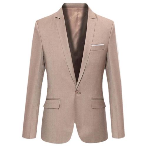 50%Men's Blazer Autumn Fashion Slim Business Formal Party Men's Suit Long Sleeve Lapel Top Jacket Men's Clothing