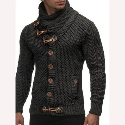 Men Sweater Coat Autumn Winter Knitted Cardigans Coats