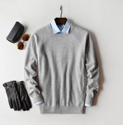 Men Cashmere Sweater Autumn Winter Soft Warm Jersey Jumper Robe Hombre Pull Homme Hiver Pullover V-Neck O-Neck Knitted Sweaters