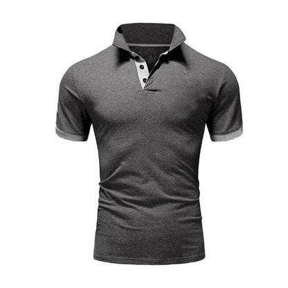 Polo Shirt Men Summer Stritching Men's Shorts Sleeve Polo Business Clothes Luxury Men Tee Shirt