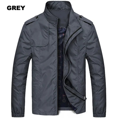 Spring Men's Bomber Jacket Male Fashion Streetwear Hip Hop Coats Mens Outwear Windbreaker Slim Fit Jackets Clothing