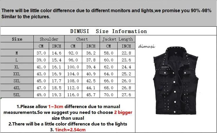 Spring Autumn Mens Vest Vintage Denim Jeans Vest Male Black Sleeveless Jackets Men Rivet Hole Jeans Waistcoats 5XL,TA338