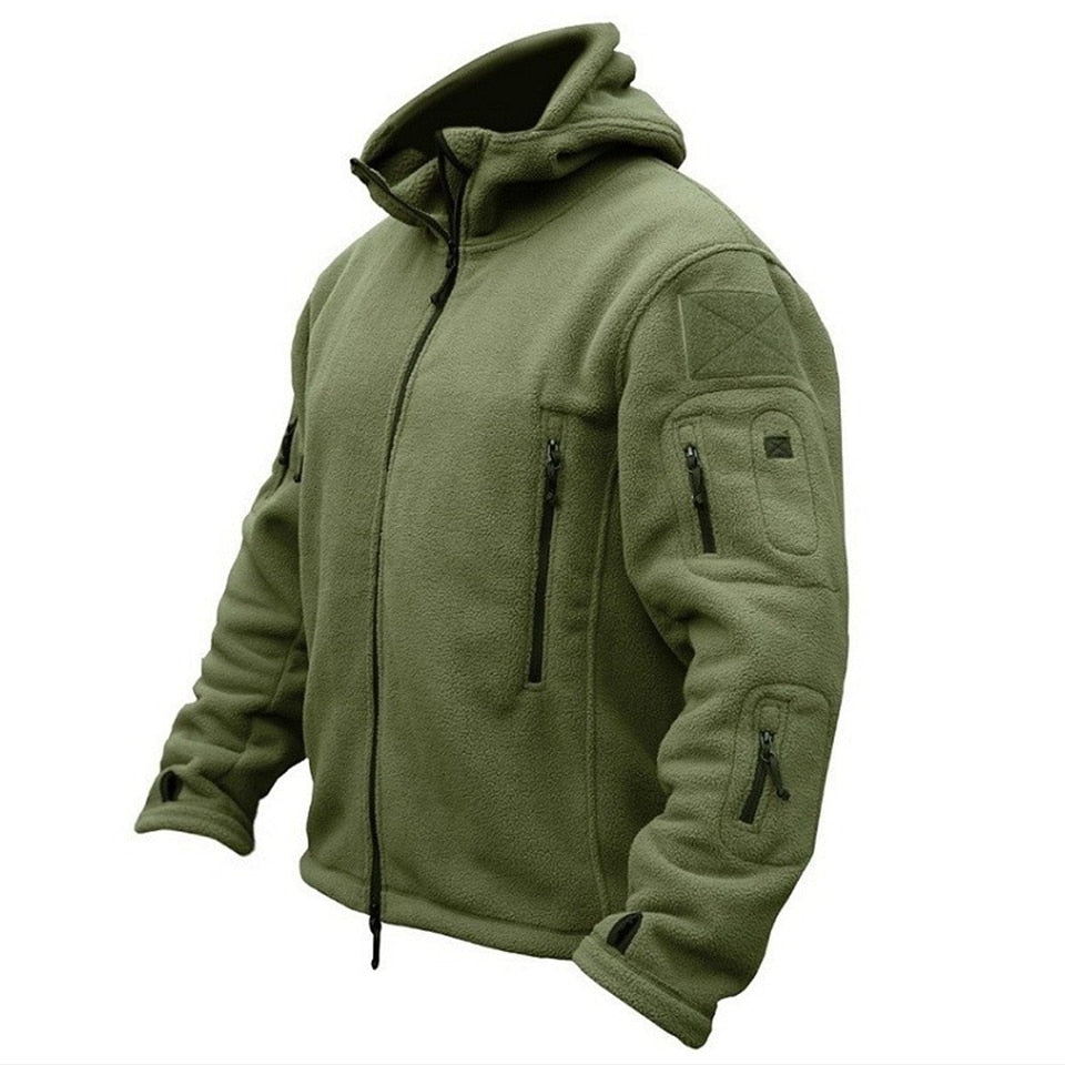 Winter Fleece Jacket Men's Sports Tactical Jacket Combat Jacket Military Fleece Outdoor Sports Hiking Polar Jacket