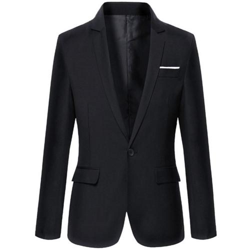 50%Men's Blazer Autumn Fashion Slim Business Formal Party Men's Suit Long Sleeve Lapel Top Jacket Men's Clothing