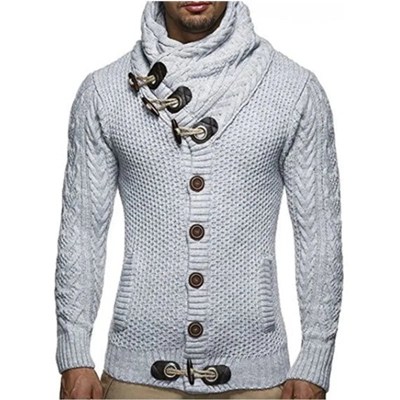 Men Sweater Coat Autumn Winter Knitted Cardigans Coats