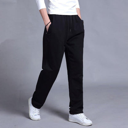 Spring Autumn Joggers Men Jogging Sweatpants Sportswear Knit Tracksuit Sports Pants Trousers Oversize Wide Leg Clothing