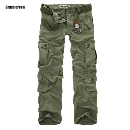 High Quality Men's Cargo Pants Casual Loose Multi Pocket Military Pants Long Trousers for Men Camo Joggers Plus Size 28-40