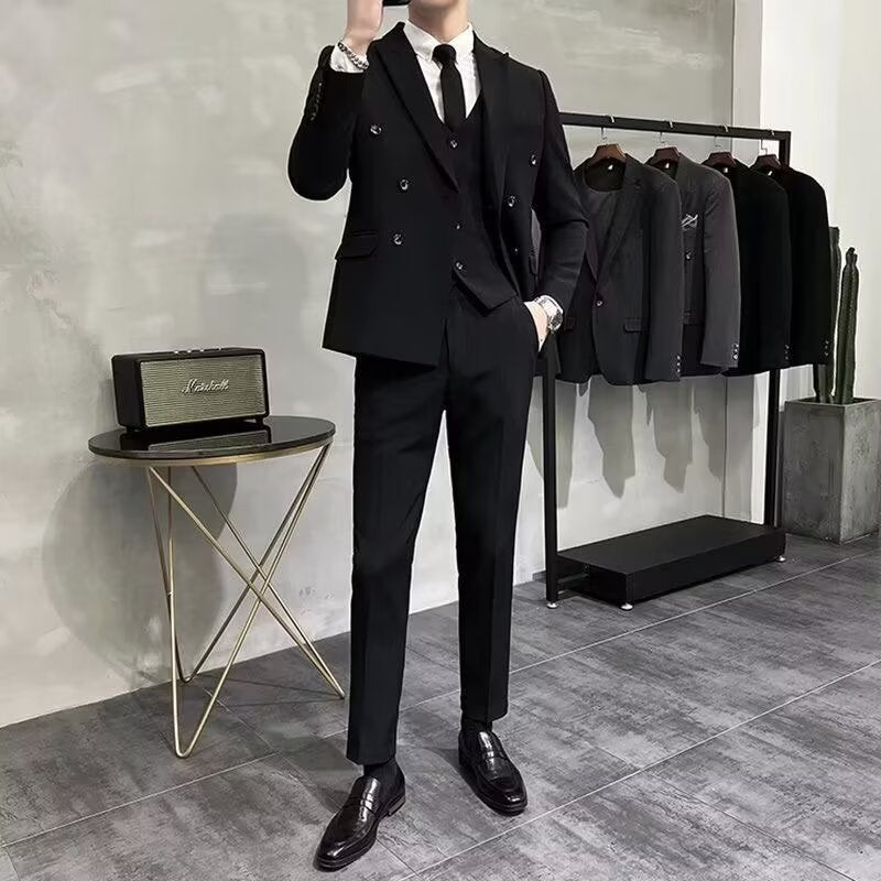 saferido      -shop suits men Casual Suit Jacket Men's Spring and Autumn Wide Songbang Chuangwei Shoulder Pad Light Business Single Suit Jacket