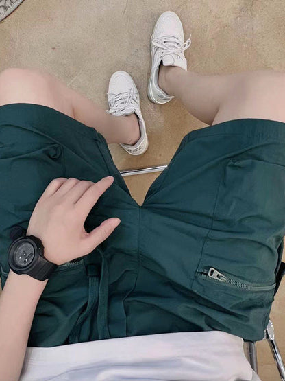 Summer men's casual shorts quick-drying new style fashion workwear big pocket youth trend fashion shorts