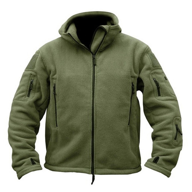 Winter Fleece Jacket Men's Sports Tactical Jacket Combat Jacket Military Fleece Outdoor Sports Hiking Polar Jacket