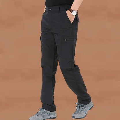 Men Winter Thick Warm Cargo Pants Casual Fleece Linner Outdoor Waterproof Long Trousers Baggy Joggers Worker Cargo Pants 4XL Men