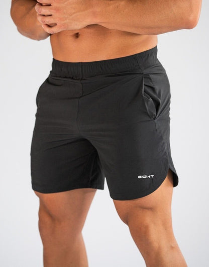 New Men Fitness Bodybuilding Shorts Man Summer Gyms Workout Male Breathable Quick Dry Sportswear Jogger Beach Short Pants