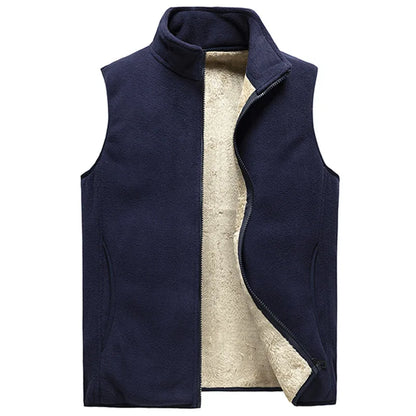 Men Sleeveless Vest Jackets Fashion Wool Vest Male Cotton-Padded Vests Coats Men Warm Waistcoats Clothing Oversized 8Xl