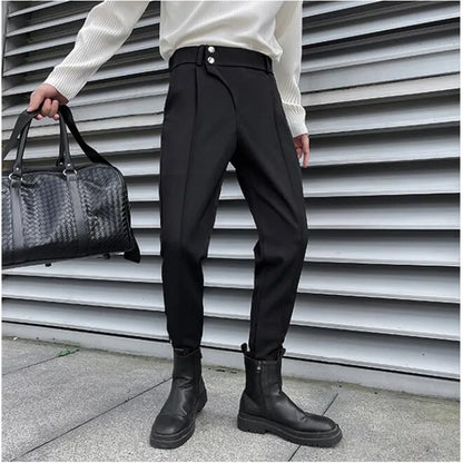 saferido  Clothing Harem Jogger Pants Men Cotton Sweatpants Trousers Men Casual Lightweight Spring Summer Men Casual Pants