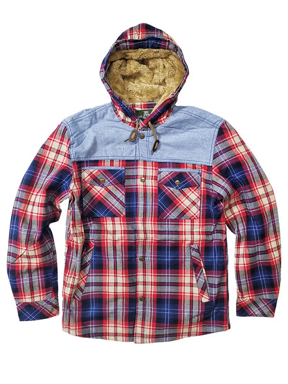 Winter Shirt Men Thick Warm Fleece Shirts for Men Plaid Cotton Double Collar Single Breasted Corduroy Plush Lamb Wool Camisa