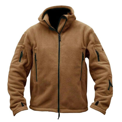 Winter Fleece Jacket Men's Sports Tactical Jacket Combat Jacket Military Fleece Outdoor Sports Hiking Polar Jacket