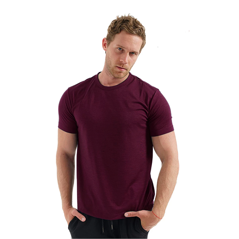 100% Superfine Merino Wool T shirt Men's Base Layer Shirt Wicking Breathable Quick Dry Anti-Odor No-itch USA Size