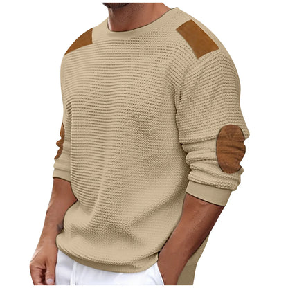 Autumn Winter Men Sweater Pullover New Round Collar Solid Color Long-Sleeved Pullover Fashion Male Casual Pullovers