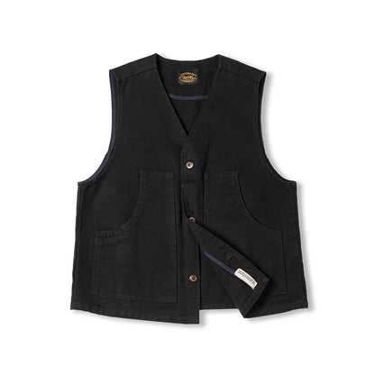 saferido American Vintage Layover Hunting Vest With Sleeveless Tank Top Amekaji Jacket Coat For Men