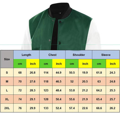 Autumn/Winter Men's Baseball Coat Long Sleeve Button Jacket Printed Baseball Uniform Fashion Sports Wear Men's Clothing