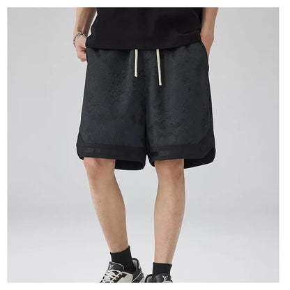 saferido Streetwear Latest High Street Sports Casual Shorts Men's Summer American Fashion Brand Hip Hop Loose Shorts