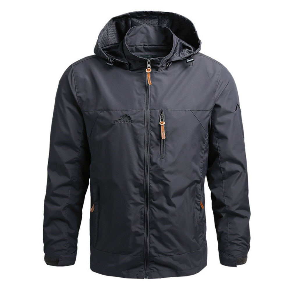 Men's Autumn Windbreaker Man Oversize Windshield Jacket Men Spring Coat Mens Camping Jackets Male Work Wear Clothes