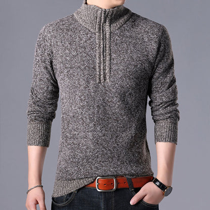 Autumn Winter Warm Cardigan Men Fleece Sweaters Jackets Mens Slim Fit Knitted Sweatercoat Thick Cardigan Sweater Coat Men