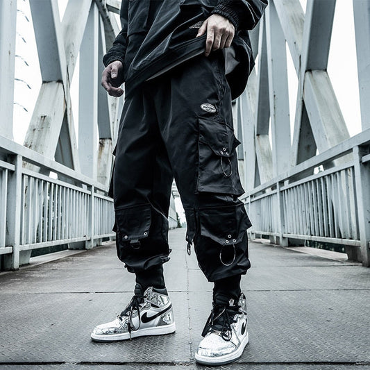 Hip Hop Cargo Pants Men Streetwear Cotton Joggers Fashion Sweatpants Male Casual Harem Trousers Summer Harajuku Pants Men Women