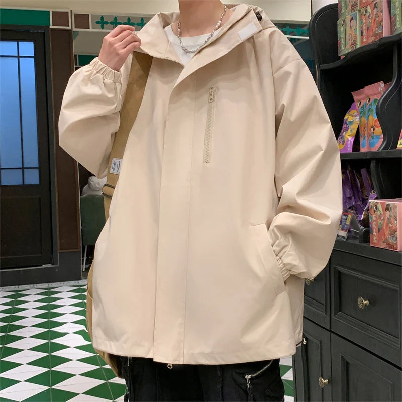 saferido Men Spring Jackets Outerwear Men's Korean Style Clothes Original Clothing Men's Coats Models 2024 Harajuku Popular