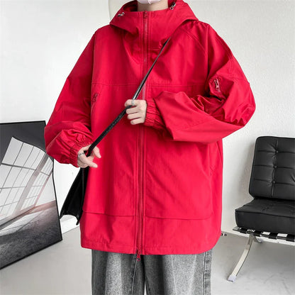 saferido Original Clothing Men Spring Jackets Outerwear Men's Korean Style Clothes Loose Fitting Men's Coats Models 2024 Man Hoodie