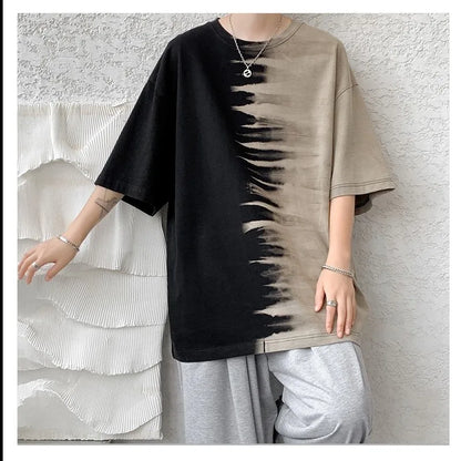 saferido Summer Men's T-Shirt Oversized T Shirt For Men Casual Short Sleeve Hip Hop Tee Shirt Pullover Mens T-shirt Top