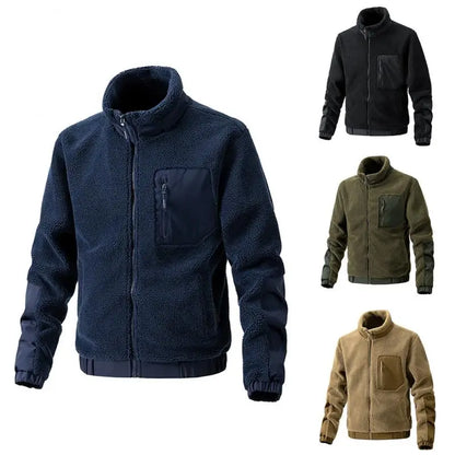 Men New Winter Fleece Jacket Men Spring Casual Tactical Army Outwear Thick Warm Bomber Military Jacket Men M-3XL