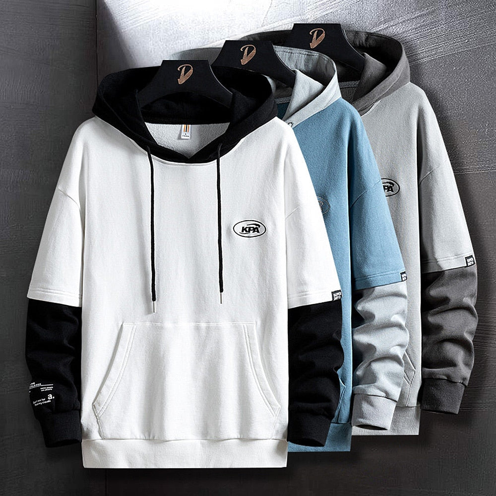 Hoodies For Men Fashion Clothing Hip Hop Sweatshirts Spring and Autumn School Clothes Streetwear Men