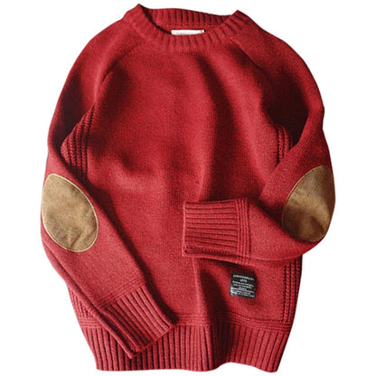 Men's Sweater Autumn And Winter New Fashion Casual Loose O-neck Wool Pullover Oversized Harajuku Streetwear Knitted Sweater