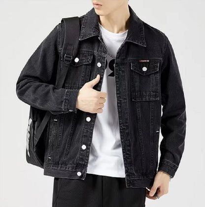 New Men's Denim Jackets Vintage Classic Style Motor&bicyle Winter Jacket Men Slim Stretch Cotton Casual Jeans Coats Male Spring