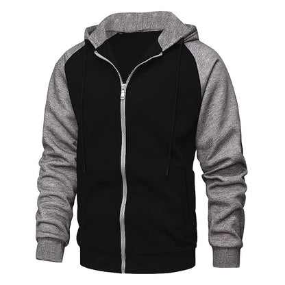 New Men's Long Sleeve Hooded Jackets Casual Hip Hop Sweatshirts Male Tracksuit Fashion Keep Warm Hoodie Clothing Outerwear Tops