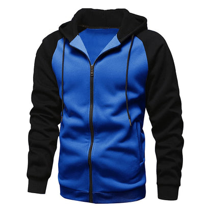 New Men's Long Sleeve Hooded Jackets Casual Hip Hop Sweatshirts Male Tracksuit Fashion Keep Warm Hoodie Clothing Outerwear Tops