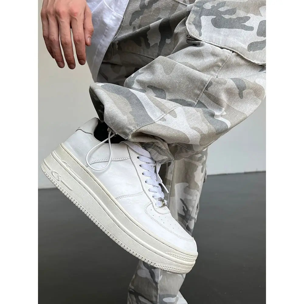 saferido Camo Pants Baggy Jeans Hip Hop Trousers for Men Oversize Cargo Streetwear Denim Y2k Man Trendyol Woman Casual Grey Men's