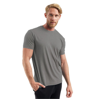 100% Superfine Merino Wool T shirt Men's Base Layer Shirt Wicking Breathable Quick Dry Anti-Odor No-itch USA Size