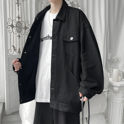 saferido Men's Korean Style Clothes Outerwear Original Clothing  Coats Models Japanese Vintage Clothing Spring Jackets Popular