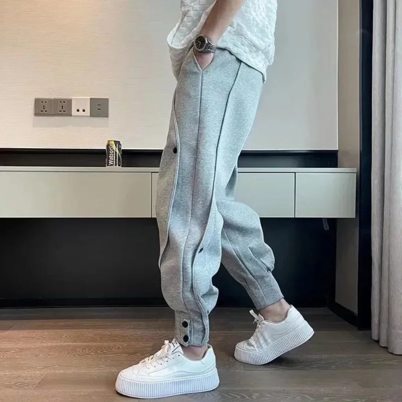 Pants For Men Jogger Pants Grey Track Pants Hip Hop Style Sweatpants Men