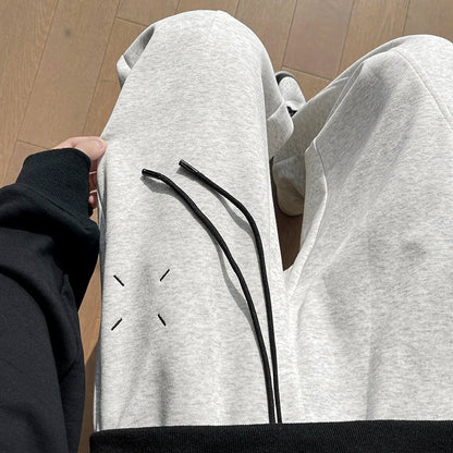 saferido Baggy Black Oversize Men's Cargo Pants Spring Autumn Straight Wide Leg Trousers aggy Streetwear Sport Sweatpants 5XL