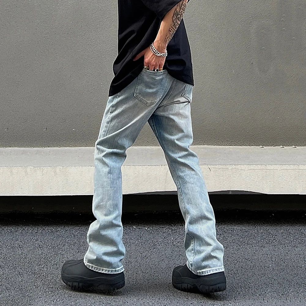 Skinny Jeans Casual Fashion Streetwear Pantolon Summer Trousers Ropa Hombre Vaqueros Straight-leg Distressed Fit Denim Pants