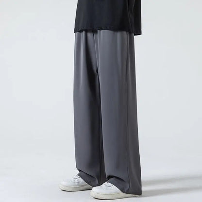 saferido New Spring and Autumn Season Fashion Simple Casual Loose Oversize Versatile Slim Straight Leg Wide Leg Sports Pants