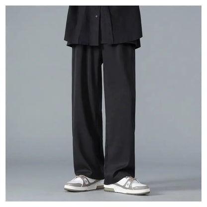 saferido New Spring and Autumn Season Fashion Simple Casual Loose Oversize Versatile Slim Straight Leg Wide Leg Sports Pants