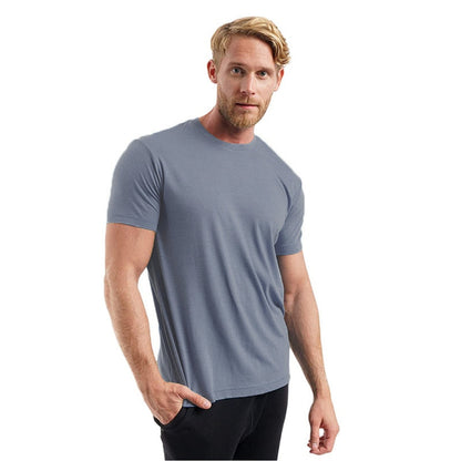 100% Superfine Merino Wool T shirt Men's Base Layer Shirt Wicking Breathable Quick Dry Anti-Odor No-itch USA Size