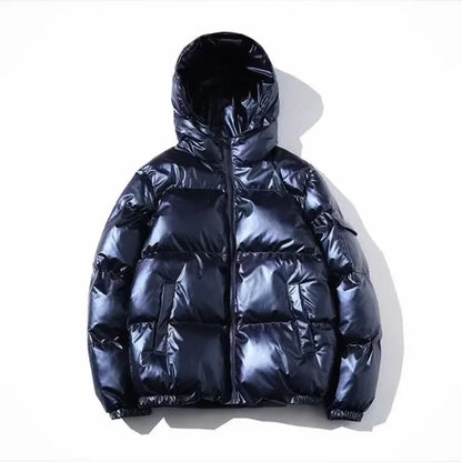 Winter Parkas Men Thick Hooded Jacket New Thicken Warm Harajuku Coat Male Casual Zipper Fashion Jackets Women Windproof Outwear